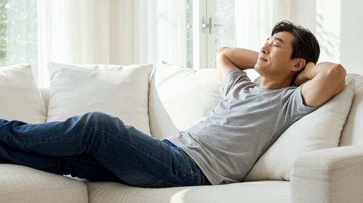 편한 자세 시 통증 완화