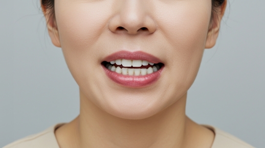 비대칭으로 벌어지는 턱관절