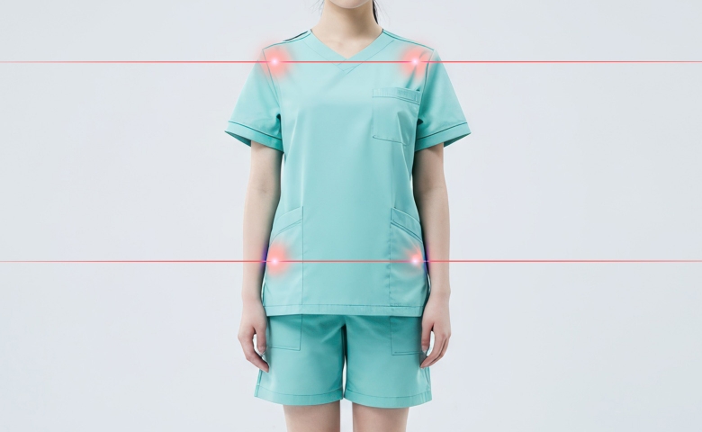 어깨 , 골반 체형 측정한 아이